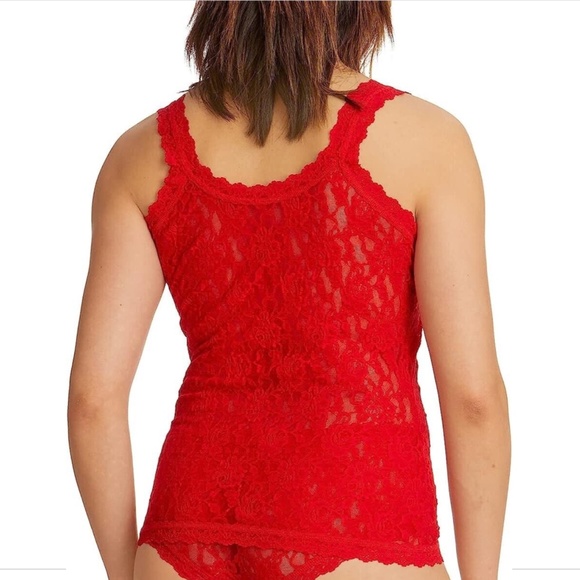 NWT $52 Hanky Panky [ XS ] 1390L Signature Sheer Lace Lingerie Camisole Red - Picture 13 of 14